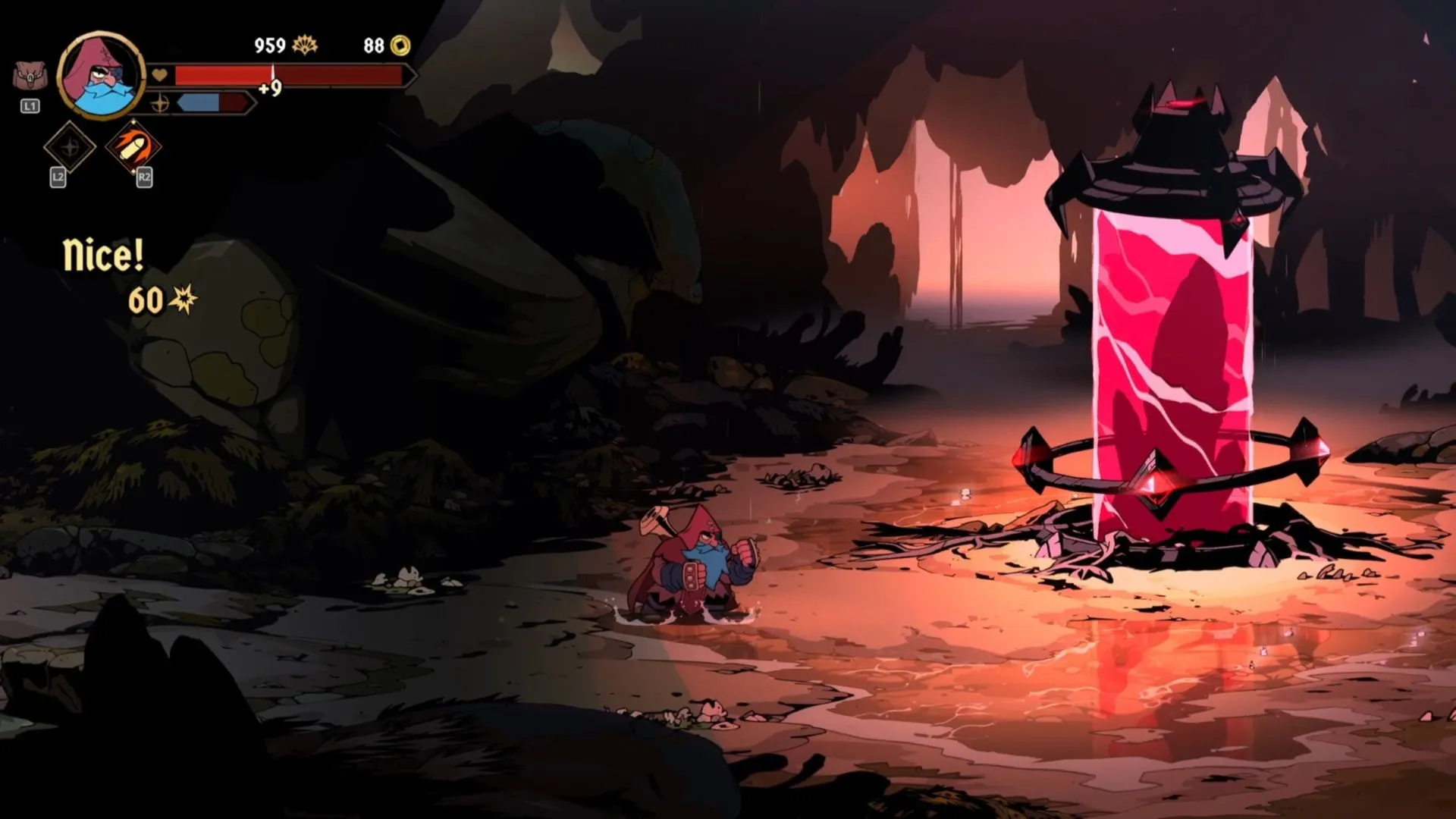 Ritual of Water trên Wild Coast — tinh thể đỏ sau kẻ canh gác