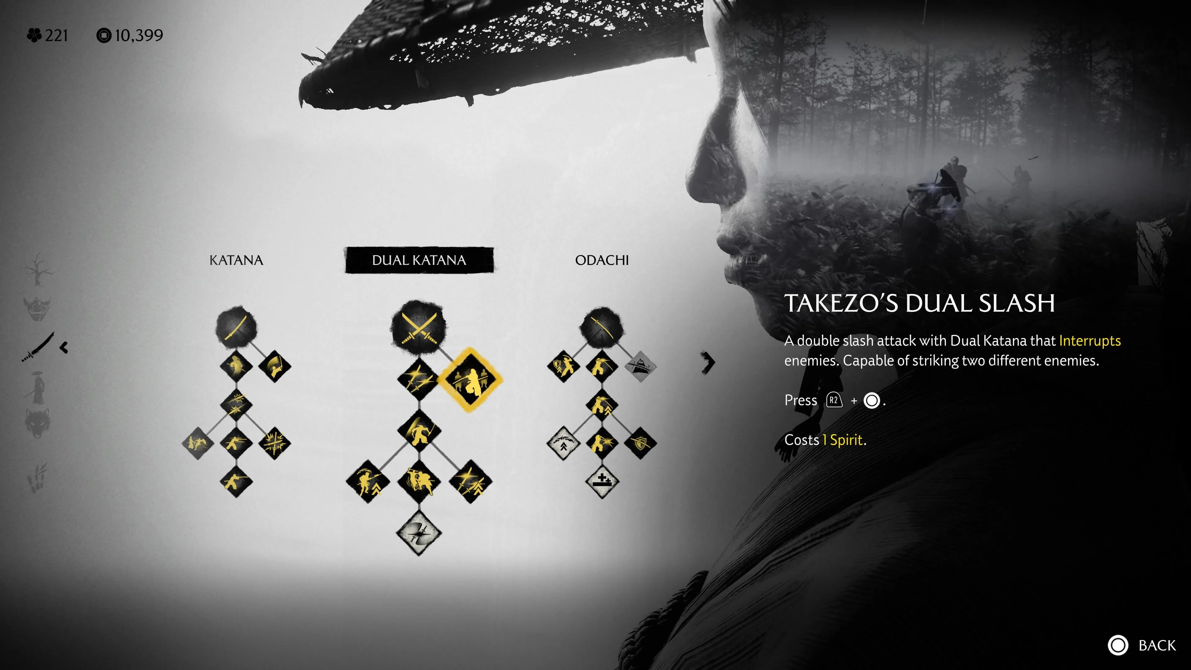 Takezo's Dual Slash — chiêu mạnh dành cho Dual Katana sau nhiệm vụ Takezo