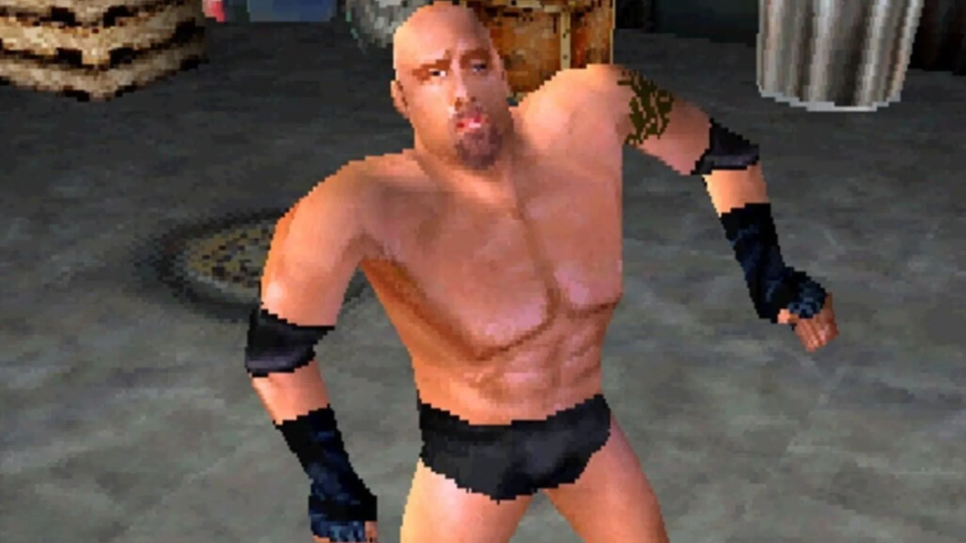 WCW Backstage Assault, game đấu vật bỏ ring thất bại